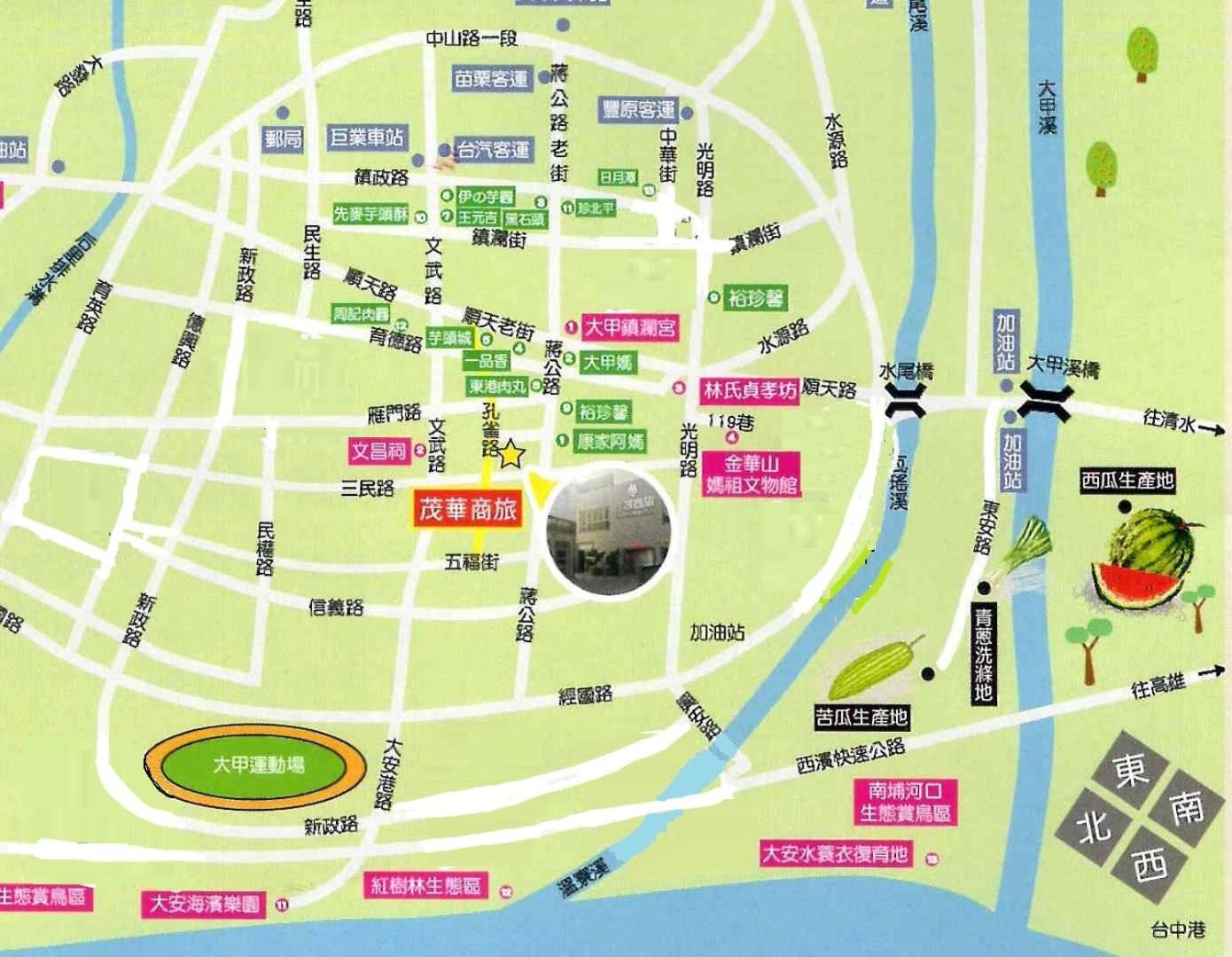 Mao Hua Motel Taichung Exteriör bild
